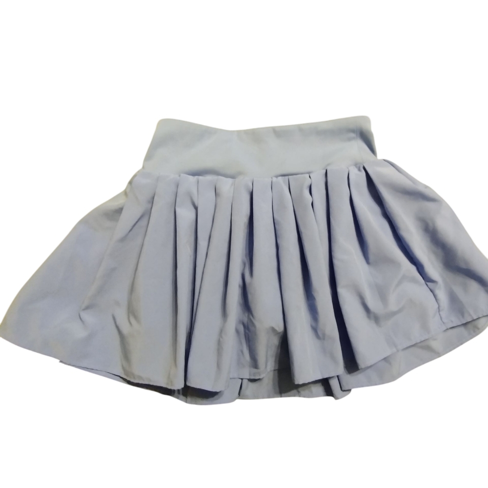GUC 2/$10  Old Navy Go Dry Blue Girls Skort Skirt Size 8 Medium Ruffles